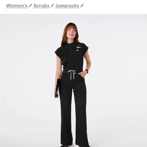 FIGS XS PETITE WIDELEG JUMPSUIT